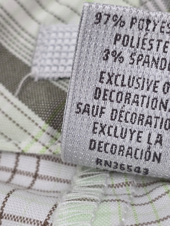 IZOD PerformX Women's Plaid Bermuda Golf Shorts Green White Plaid Size 12. - Picture 5 of 8